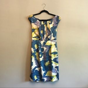 The Limited floral sheath fully lined dress.